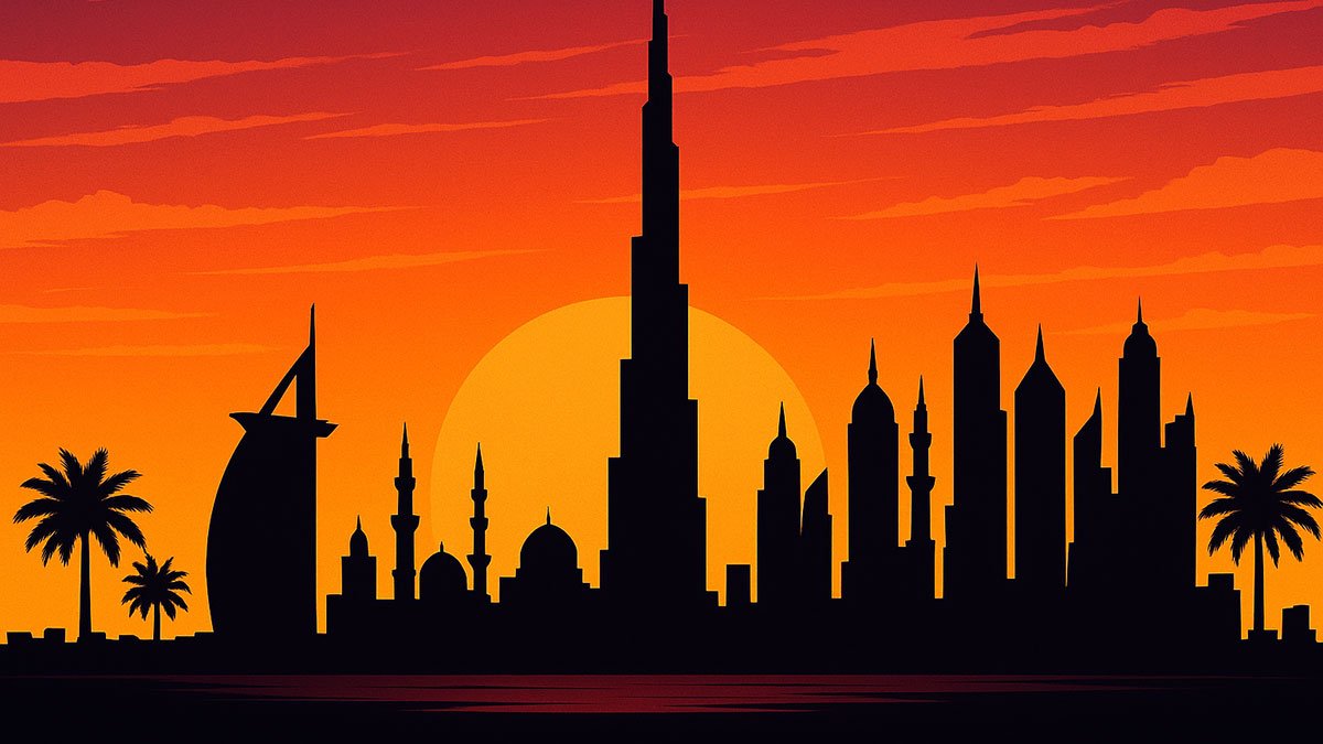 Dubai at sunset
