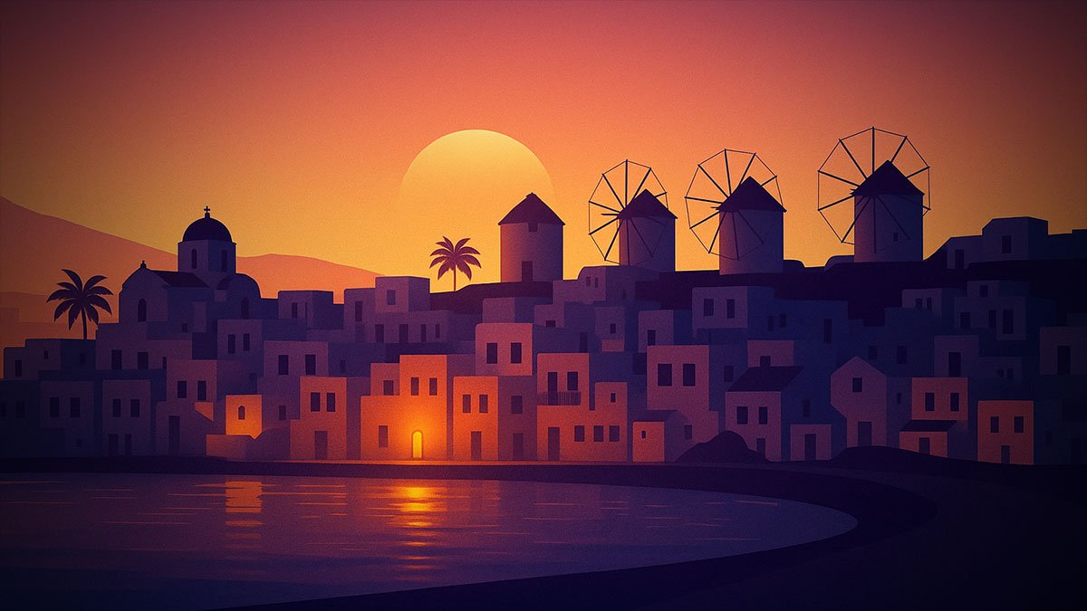 Mykonos by night