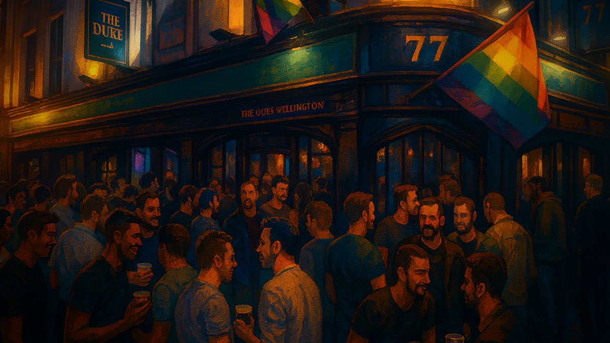 The Duke Of Wellington gay bar, outside 