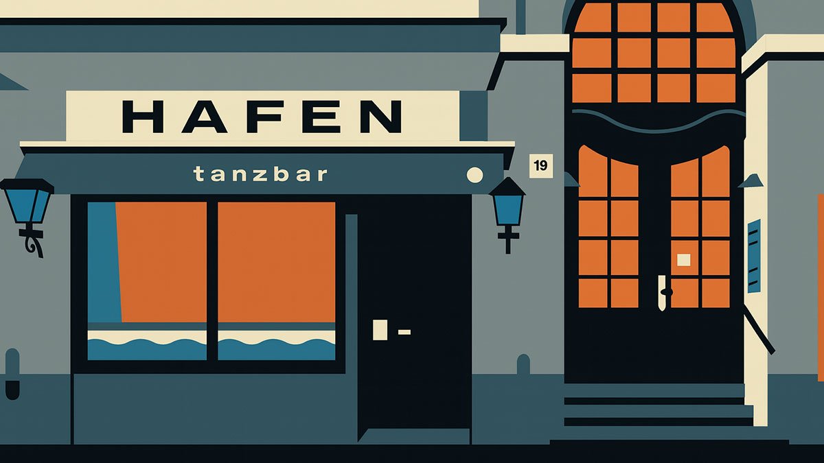 front of gay bar Hafen Berlin