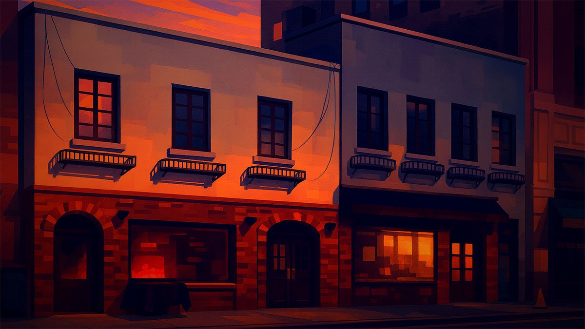 Stonewall Inn by evening light