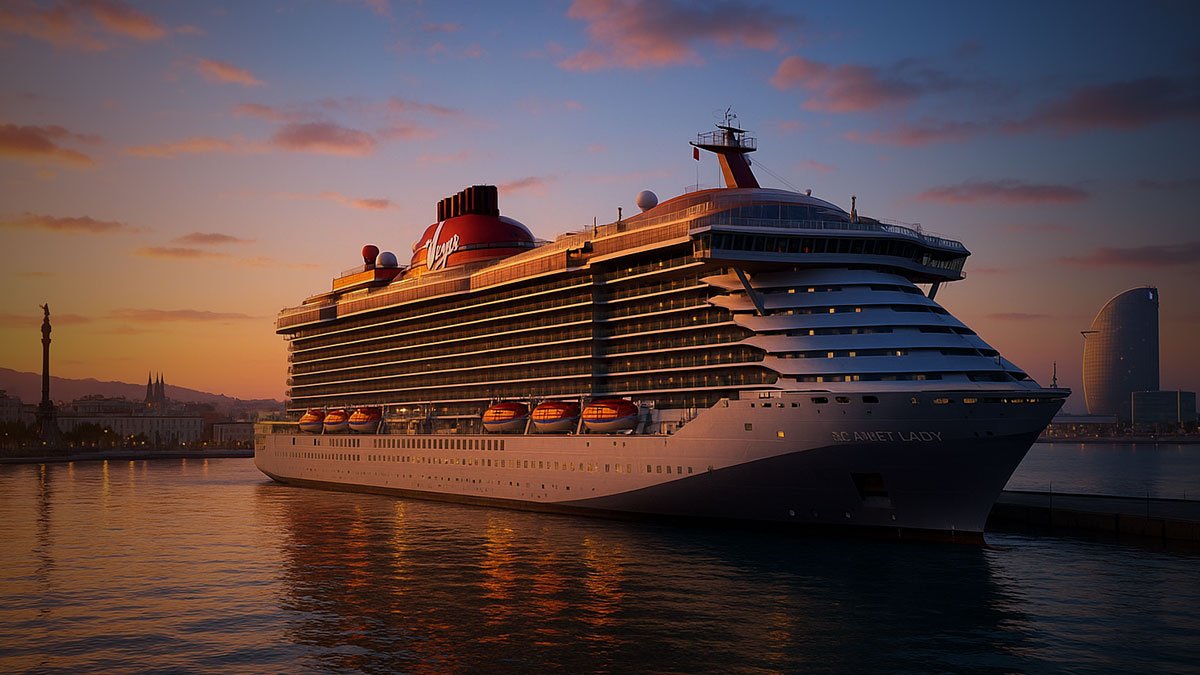 Virgin Scarlet Lady in Barcelona