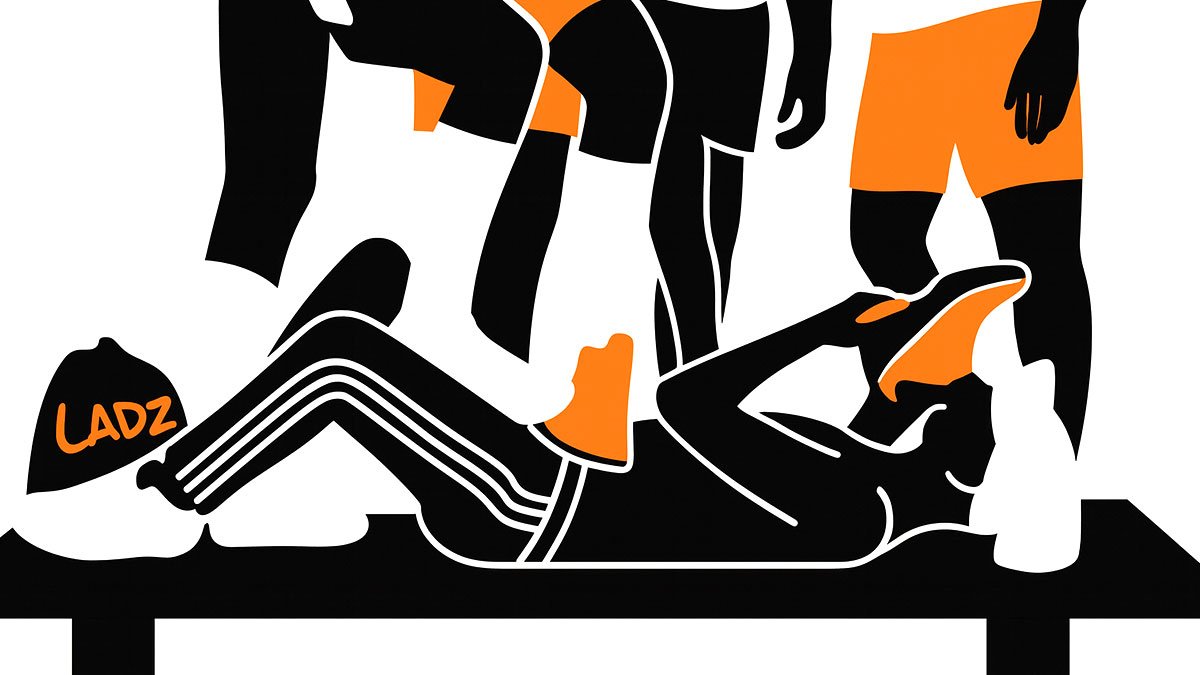 graphic of guys loving sportwear gear
