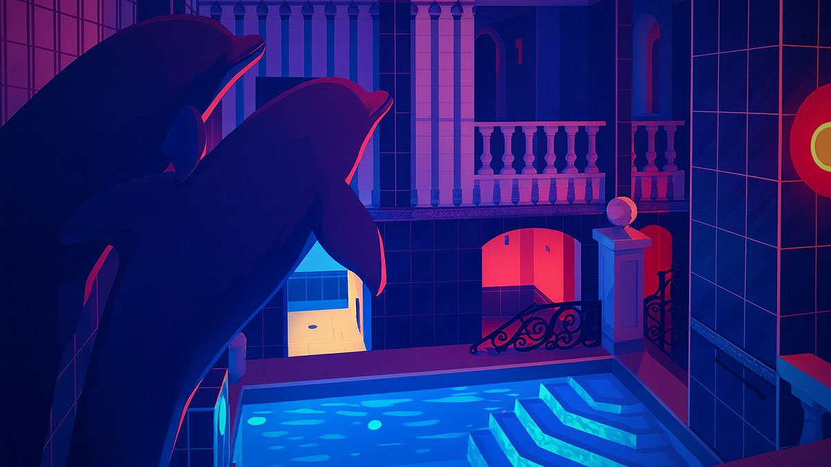 Pool of Oasis gay sauna Brussels