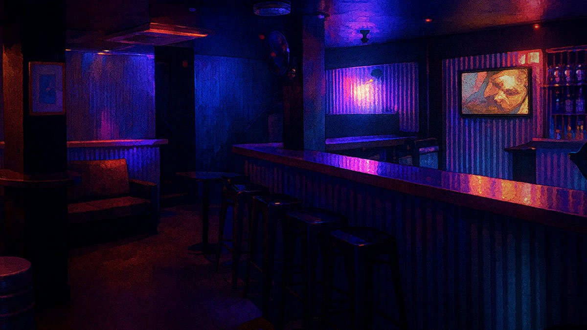 Vault basement bar