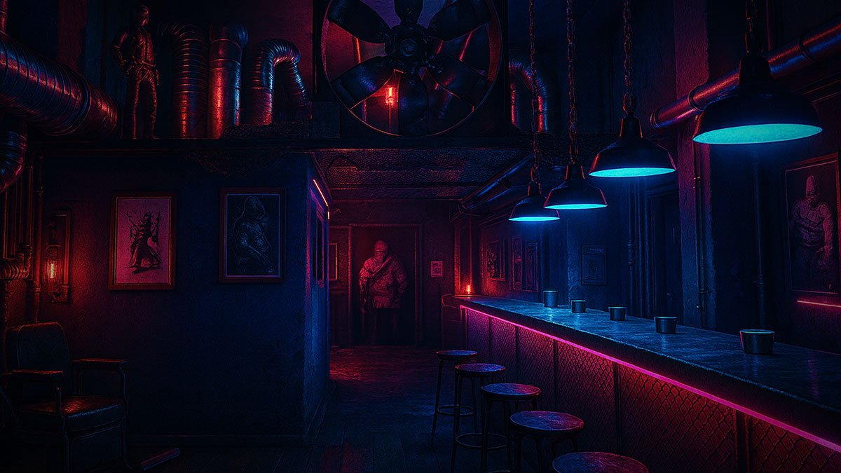 Bar of cruise bar OpenMind Barcelona