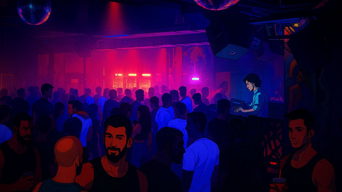 Hustlaball gay party at Kit kat club