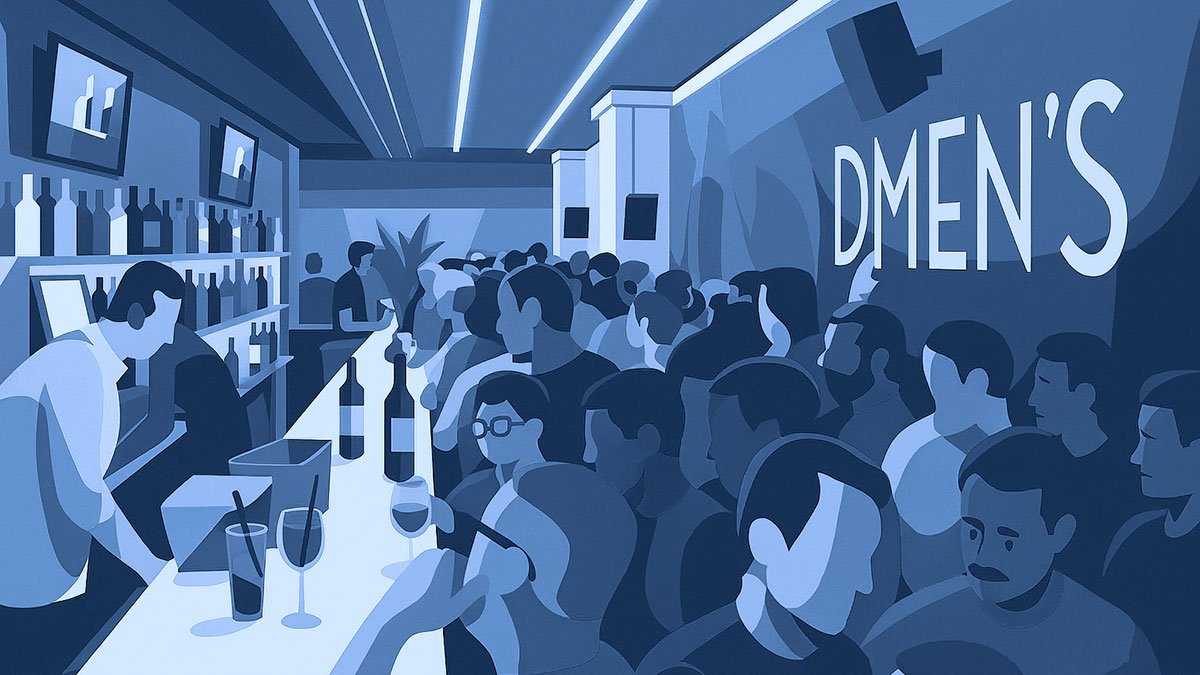 Dmen's gay bar Barcelona