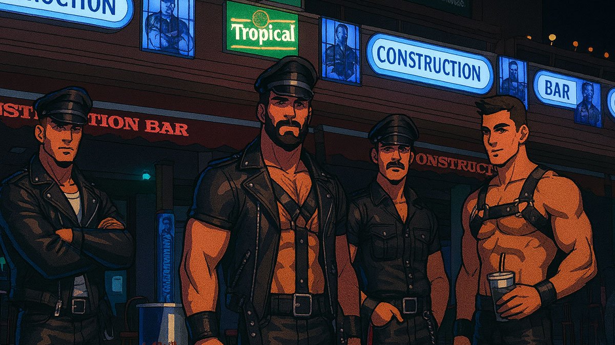 Guys in fetish gear in Yumbo Playa del Ingles