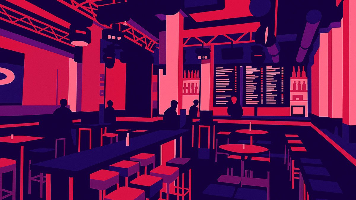 interior of Raidd Bar Paris
