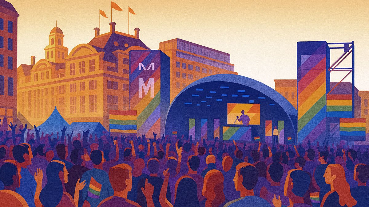 Dam square pride party