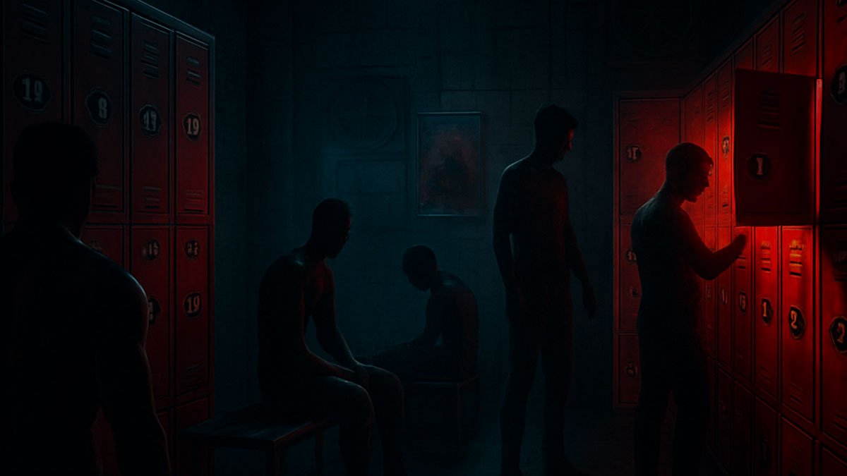 guys in a lockerroom