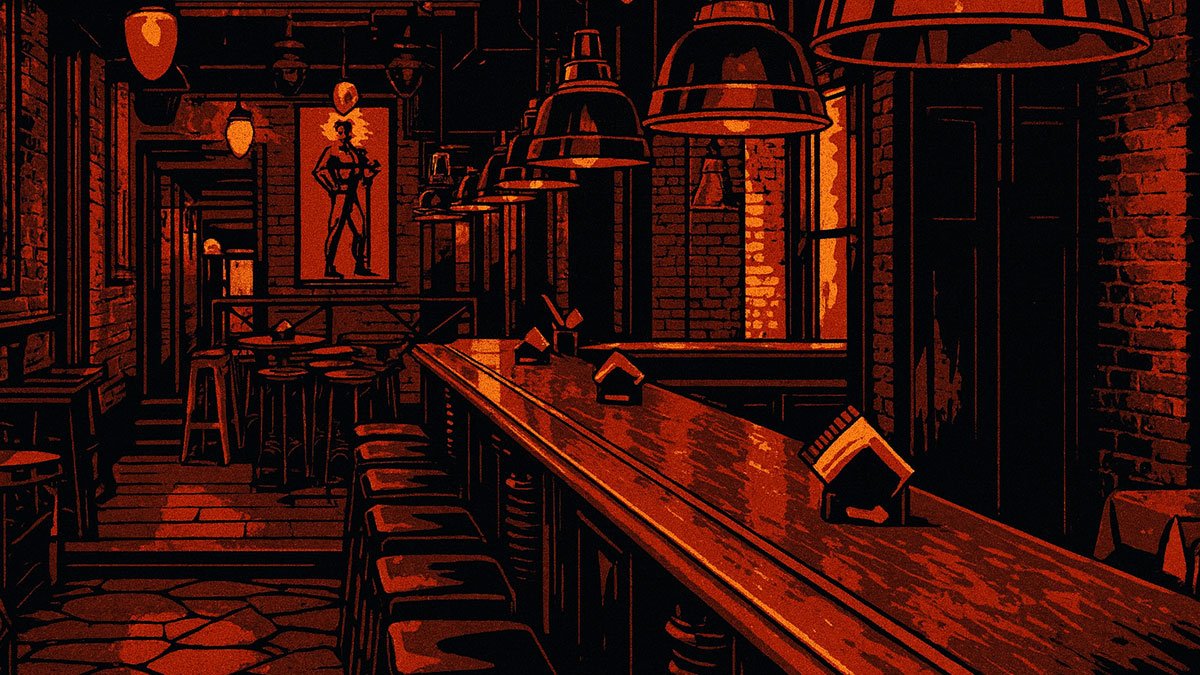 inside of bar Prinzknecht Berlin