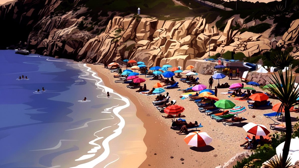 Playa del Muerto gay nude beach