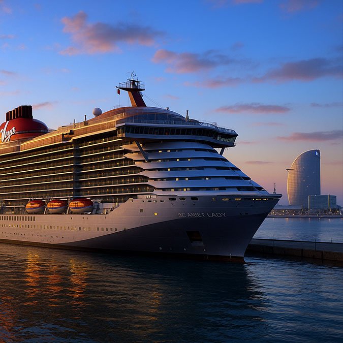 Virgin Scarlet Lady in Barcelona