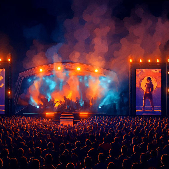 Brighton Pride stage
