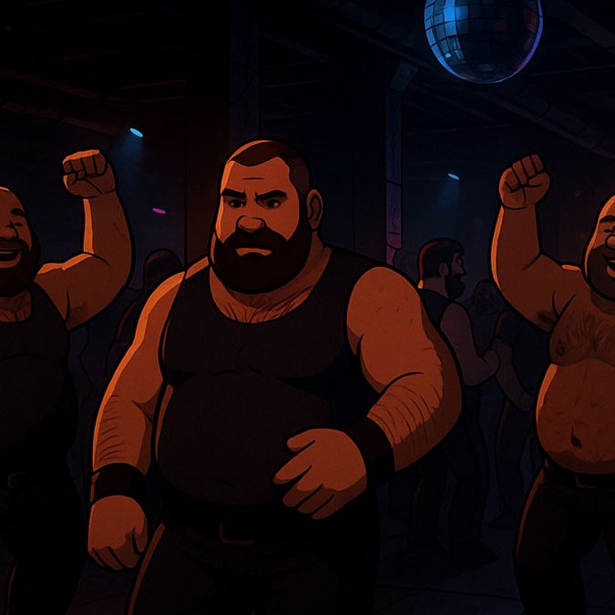 bear guys a a party