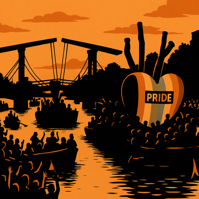 Amsterdam Pride Canal Parade at Amstel