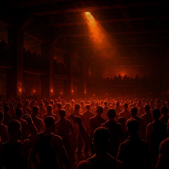 danceclub with gay guys dancing