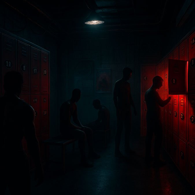 guys in a lockerroom