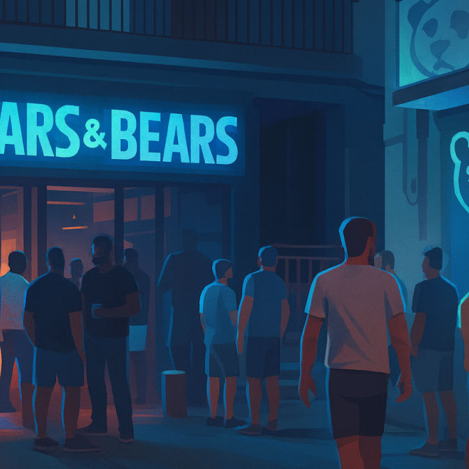 Bears Bar from the outside in Sitges
