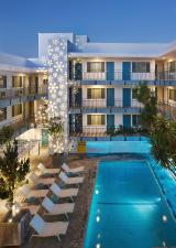 The Beverly Laurel Hotel at West Hollywood, Los Angeles
